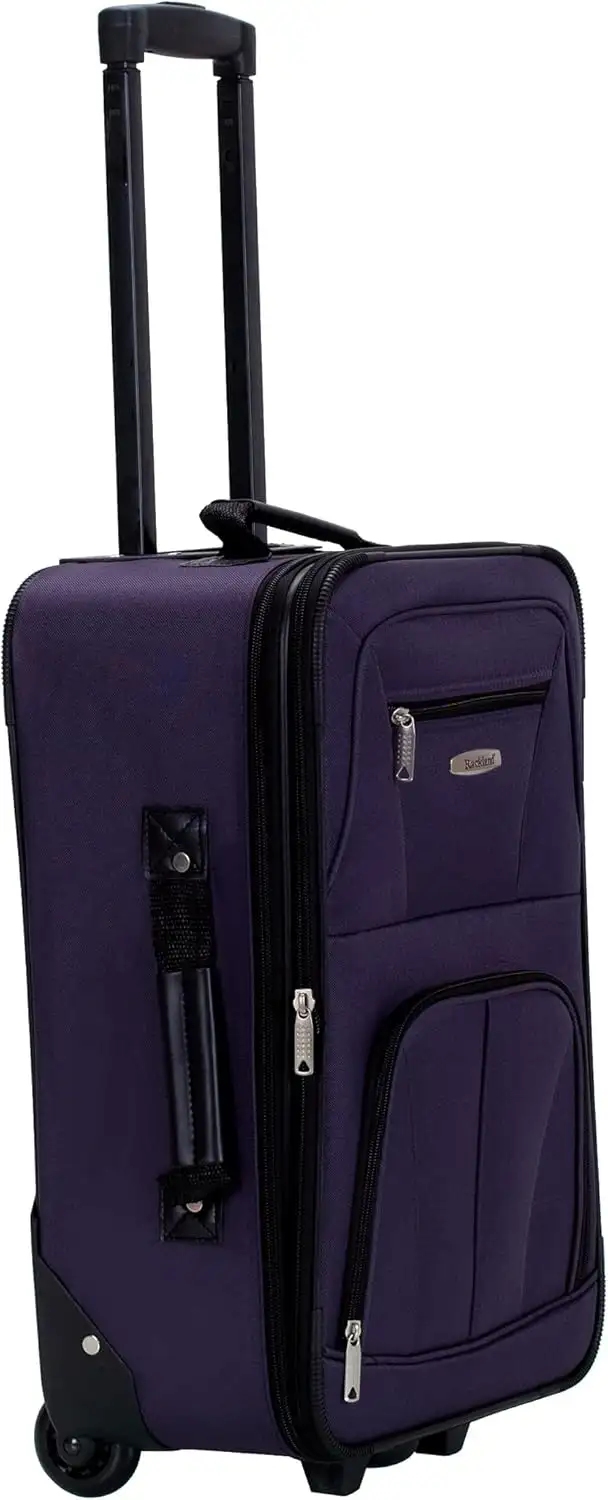 Rockland Fashion Expandable Softside Upright Luggage Set, Purple, 2-Piece (1419) - 711 UXRIXMS._AC_SL1500_